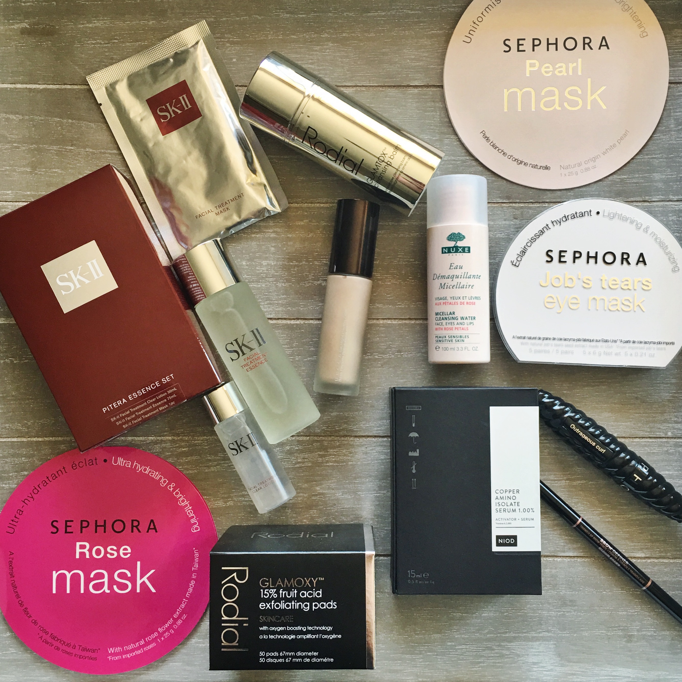 Collective Haul - SK-II, Sephora, Rodial, NIOD, Nuxe, Becca, ABH