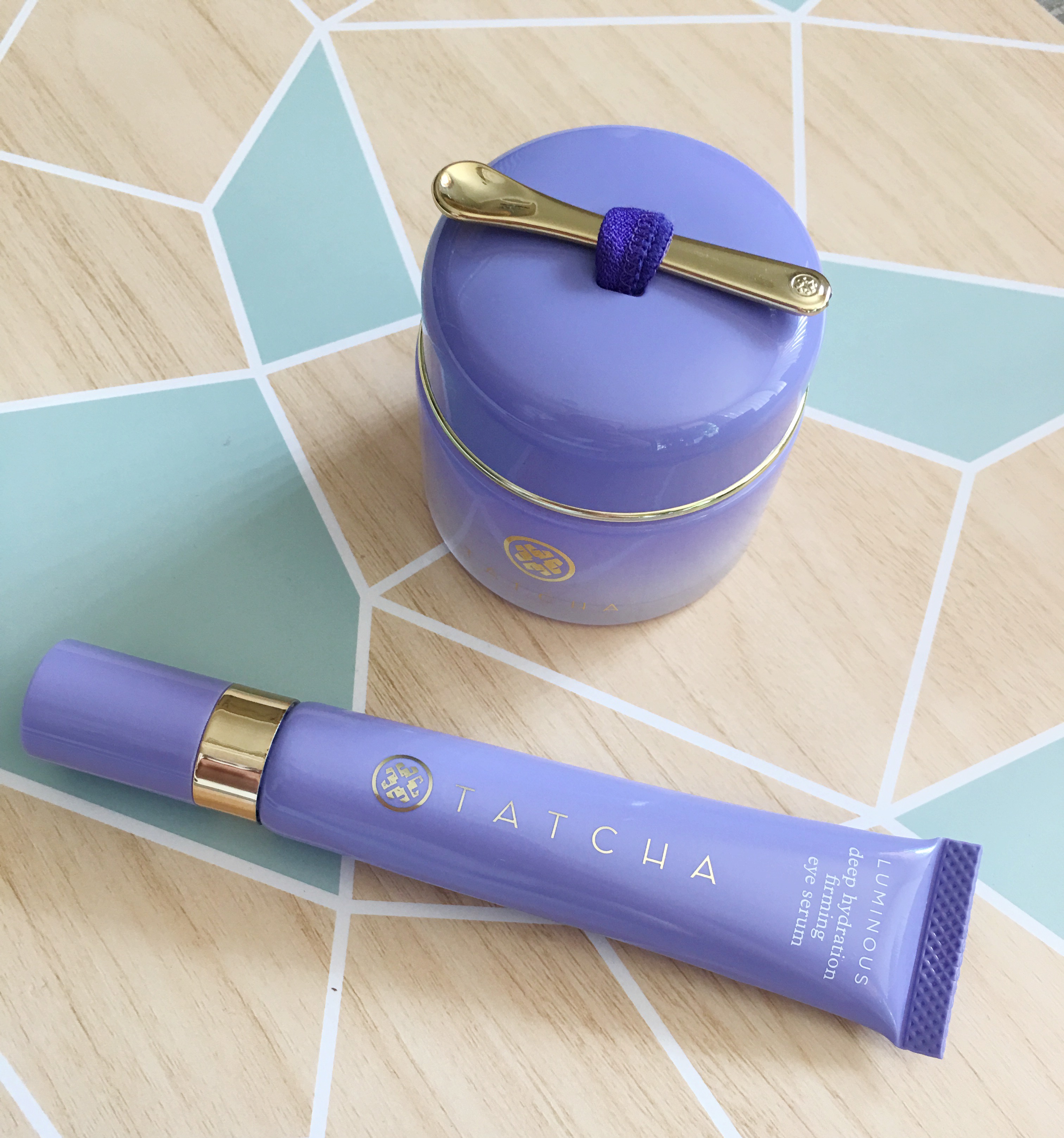 Tatcha Luminous Overnight Memory Serum Concentrate & Tatcha Luminous Deep Hydration Firming Eye Serum